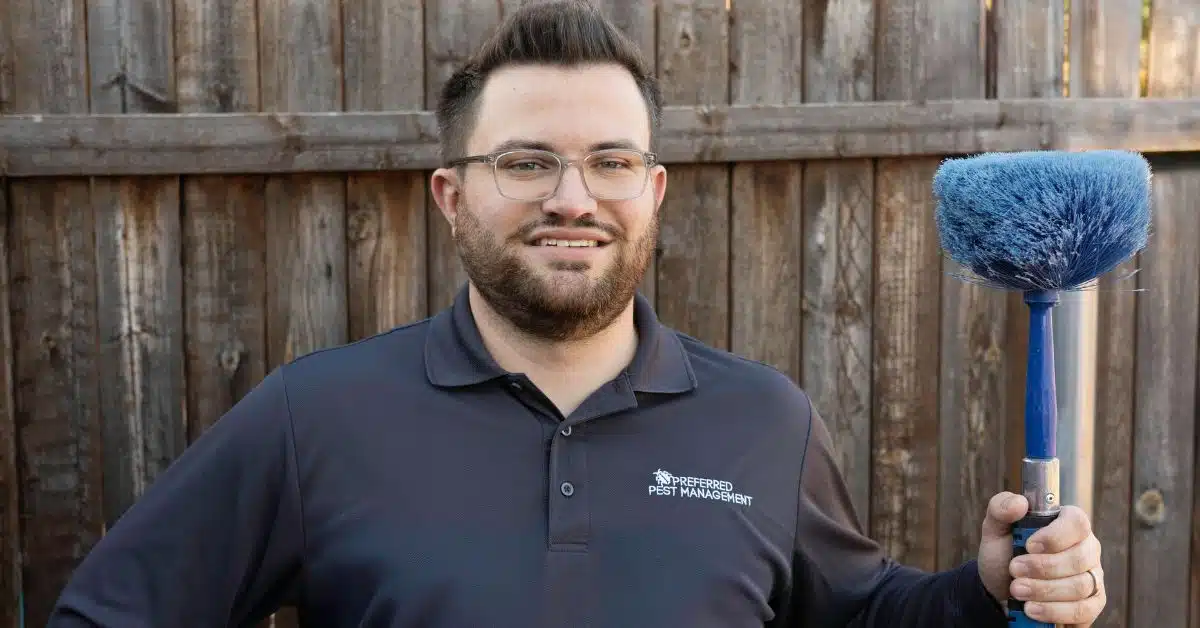 Griffin Thomas of Preferred Pest Management providing pest control in Melissa, TX